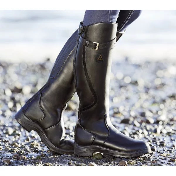 Bottes de Femme Imperméables au Genou avec Sangle et Semelle Antidérapante