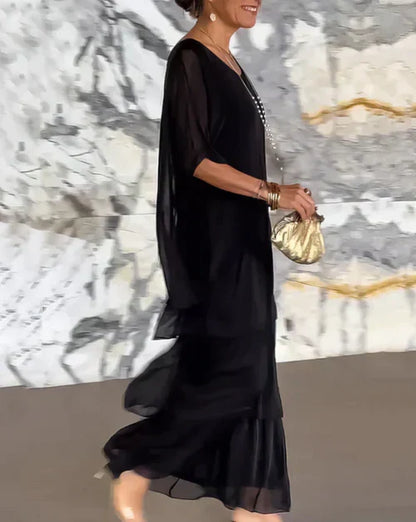 Laura - Robe longue élégante et fluide