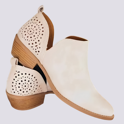 Megan - Chaussures en cuir rétro élégantes pour femmes
