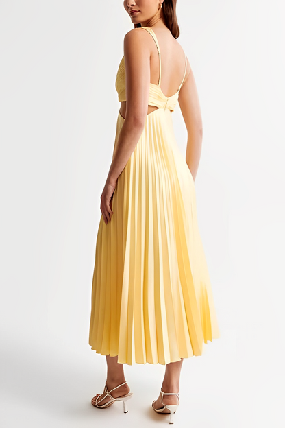 Keslie – Robe plissée élégante pour occasions spéciales