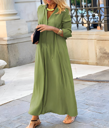 Nicole - Robe maxi décontractée et fluide pour femmes