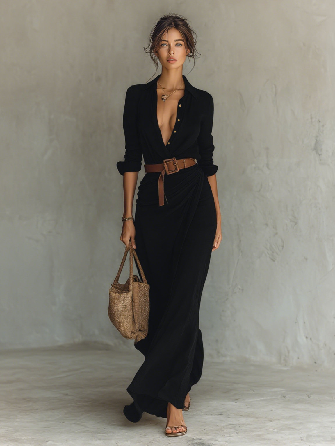 APHRODITE - LA ROBE MAXI EN SOIE ENCHANTÉE