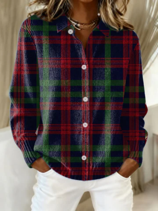 Gunilla™ – Blouse à capuche à carreaux