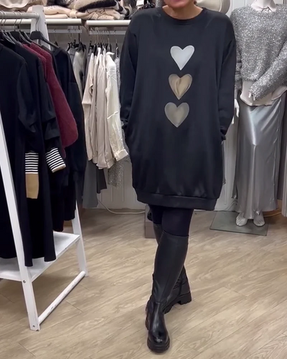 SIANORE - PULL À COEUR STYLÉ