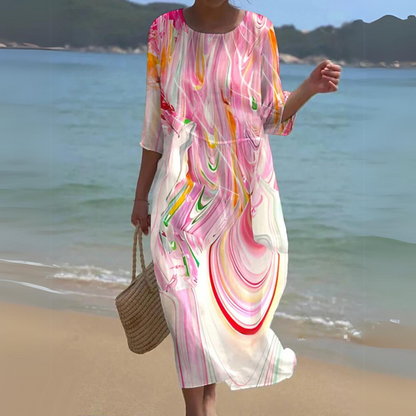 Colette | Robe d'été Confortable pour femme | Midi