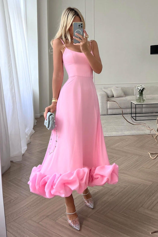Blair - Robe Midi Fluide et Élégante