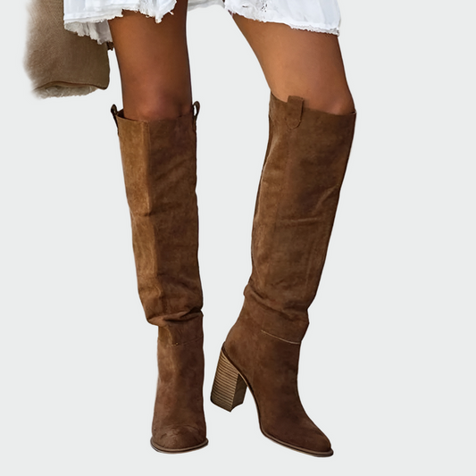 Antea - Bottines en doux daim