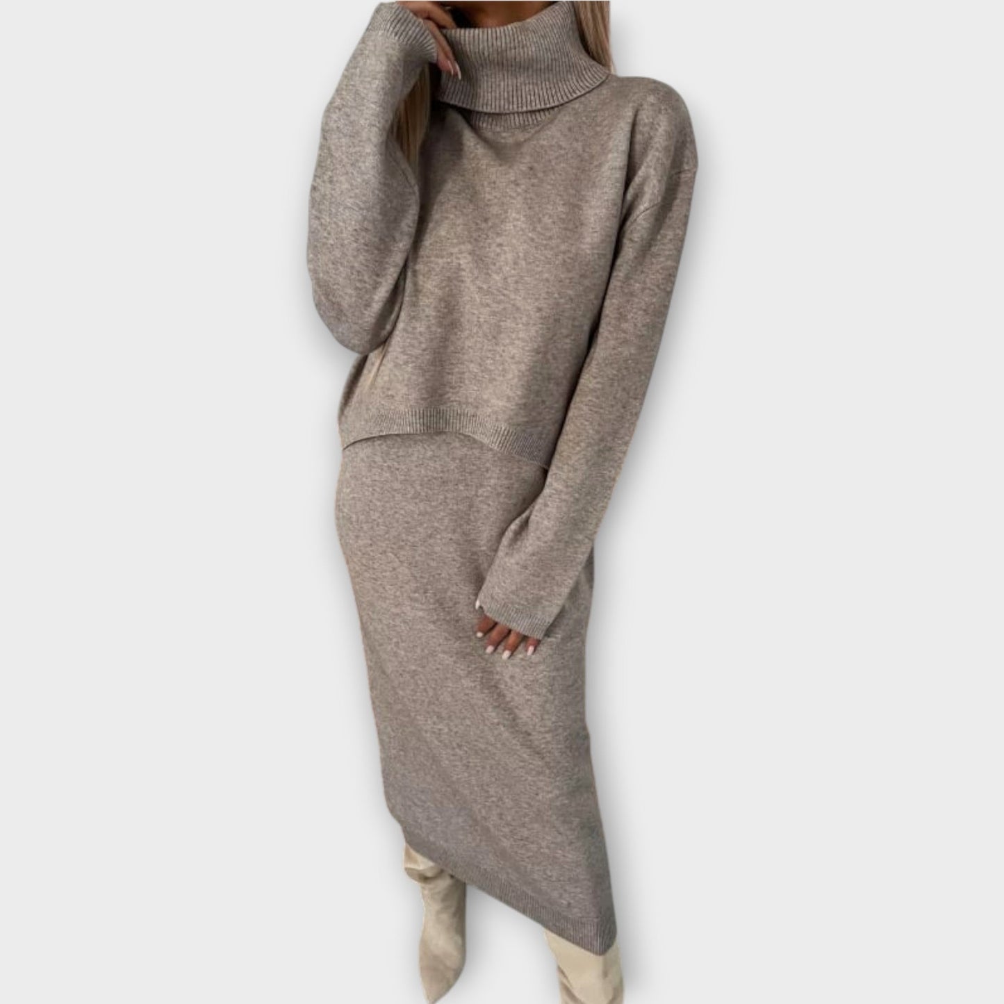 Ensemble Pull et Jupe Luxe Knit