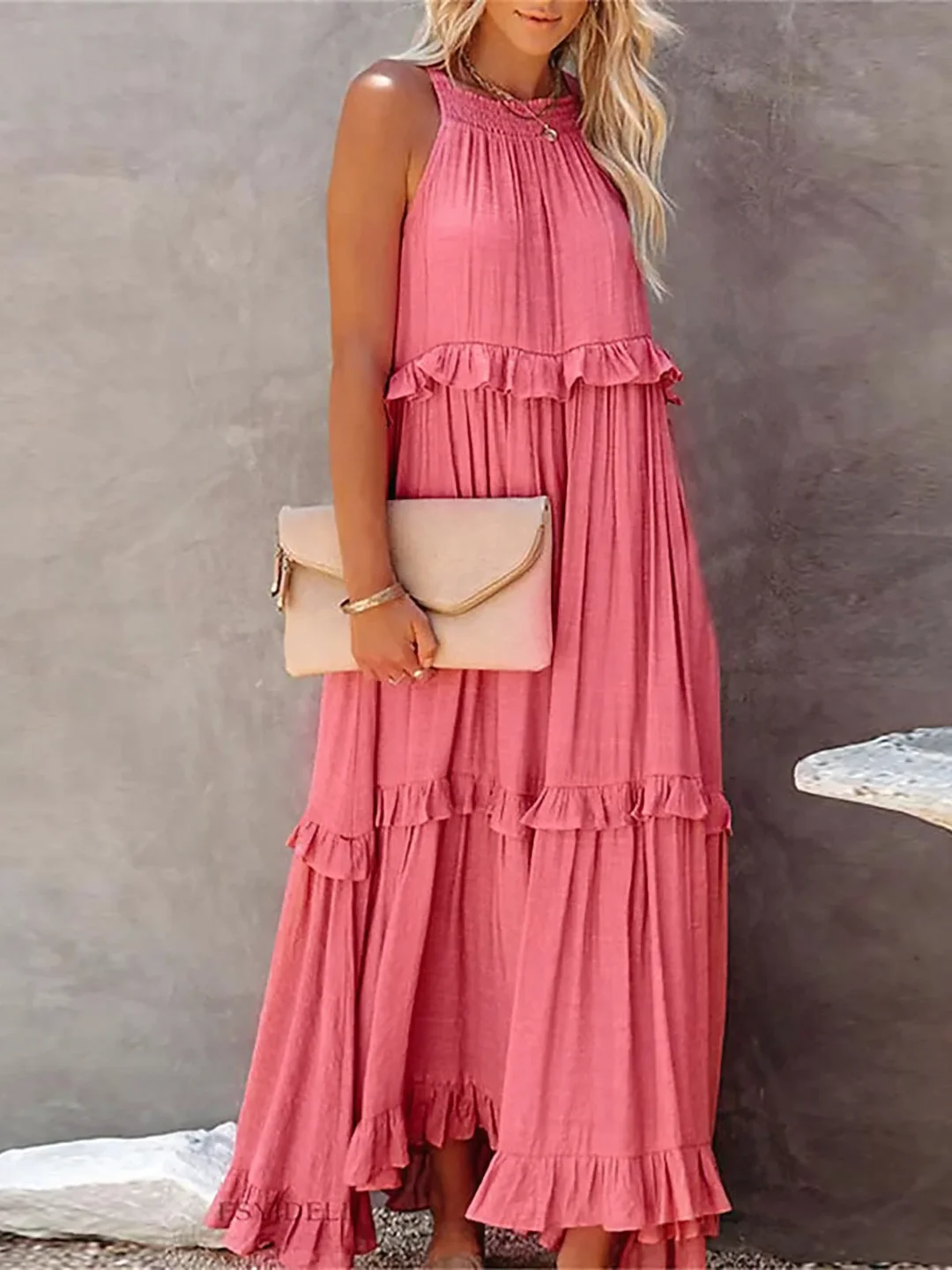 Mabel - Robe Maxi à Volants