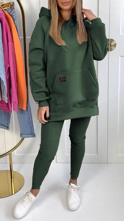 Nerina | Ensemble Sweat à Capuche Décontracté et Leggings