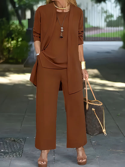 Layla™ - Ensemble Chic et Stylé en Trois Pièces