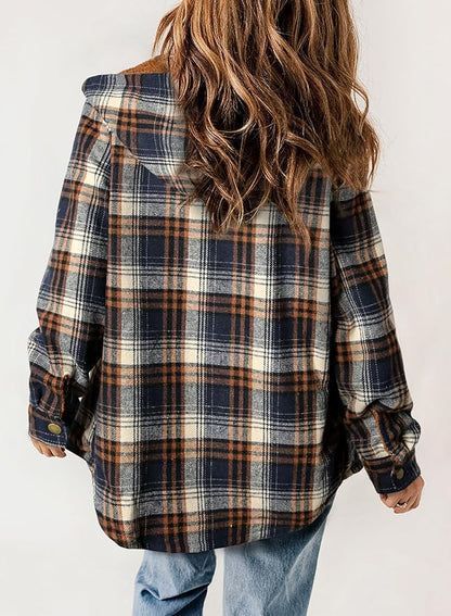 Veste en Flanelle à Carreaux Elvessa