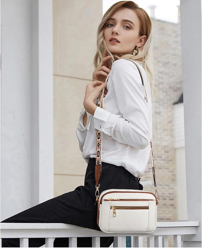 Erikka | Sac à bandoulière élégant avec bandoulière réglable à motifs