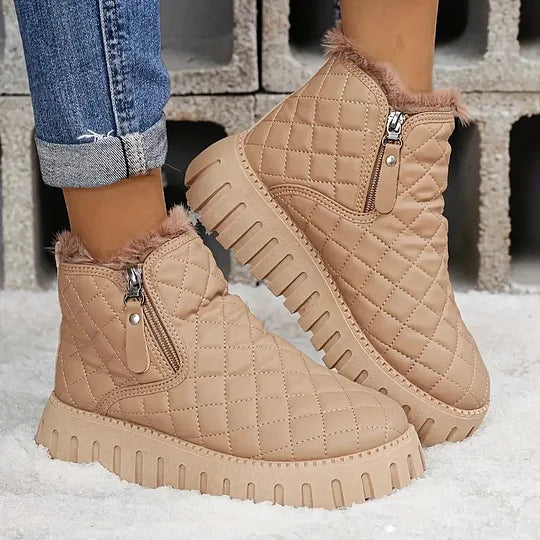 Daria - Bottes Matelassées Confortables