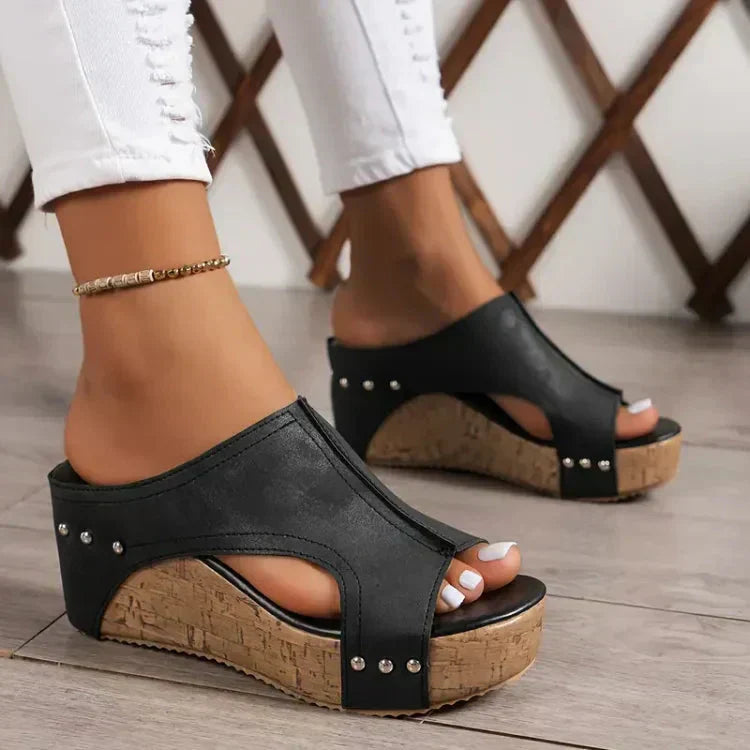 Luna - Sandales orthopédiques à plateforme au style moderne