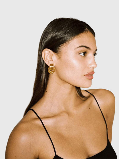 Connie | Boucles d'Oreilles en Nœud