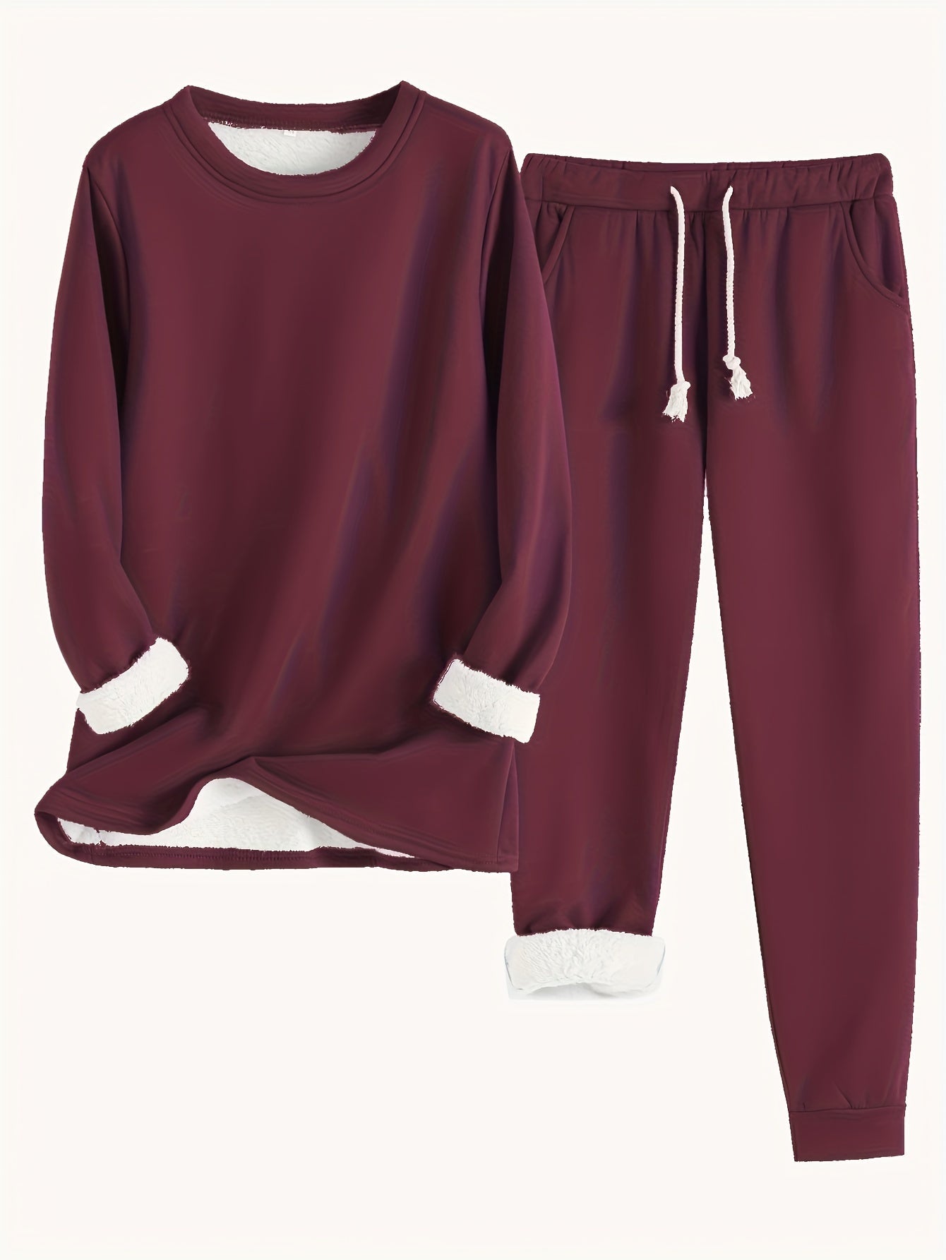 RILEY – ENSEMBLE DE LOUNGE EN POLAIRE AVEC DOUBLURE