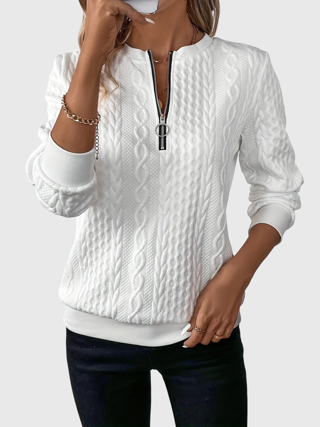 Nora™ | Pull zippé