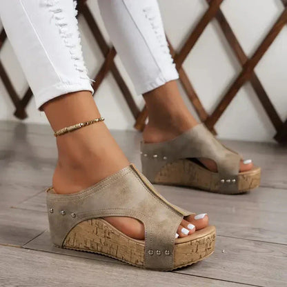 Luna - Sandales orthopédiques à plateforme au style moderne