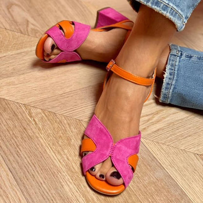 Ornella - Sandales en Velours de Luxe