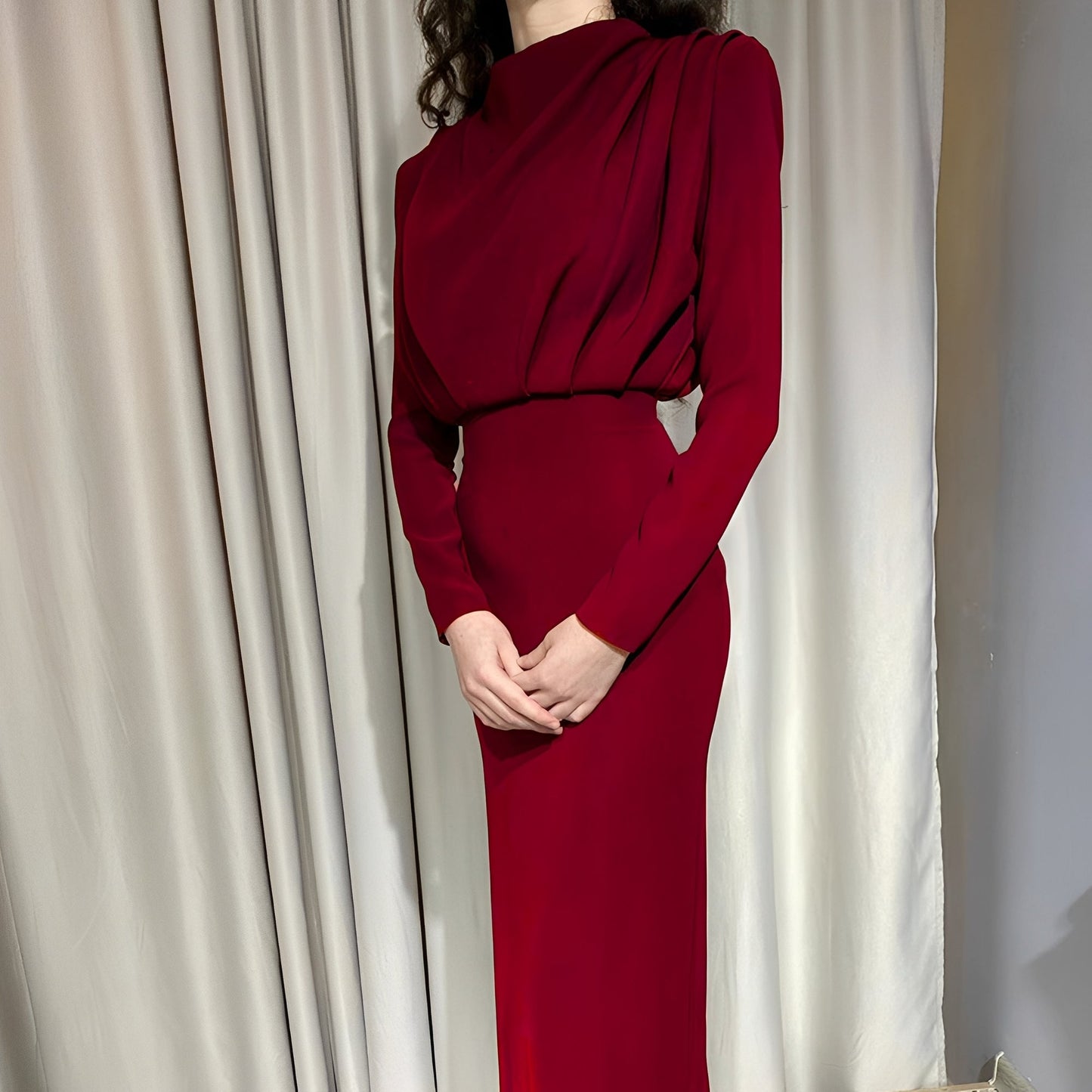 Jamie - Robe élégante à manches longues pour dames