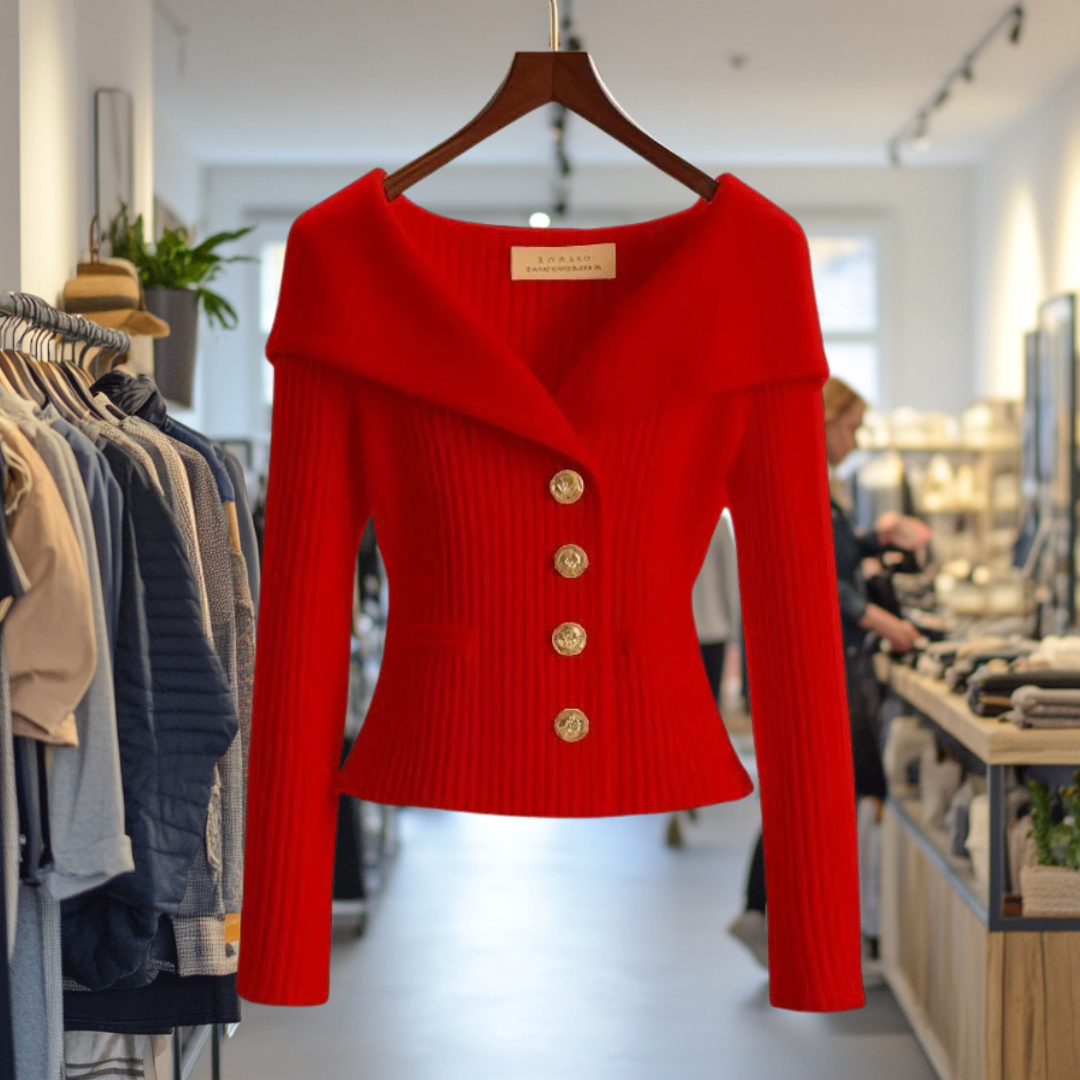 Annika I VESTE EN TRICOT LUXUEUSE