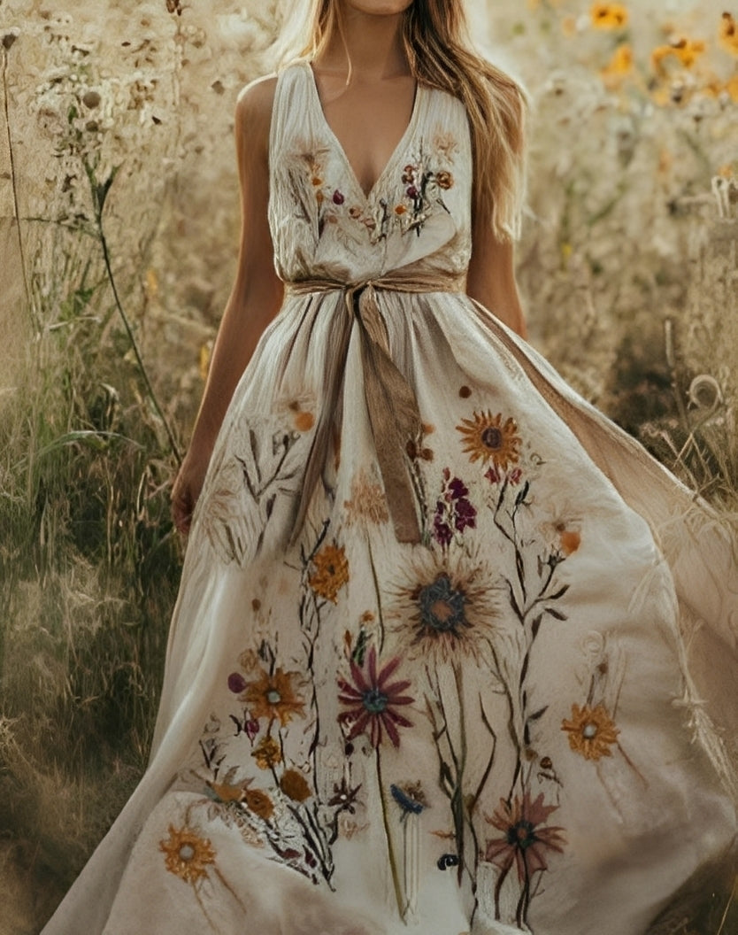 Jane - Robe élégante avec imprimé floral pour femmes