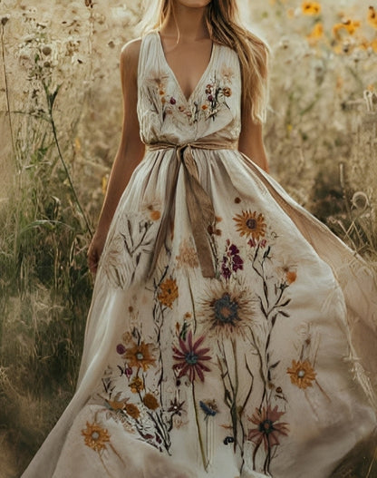 Jane - Robe élégante avec imprimé floral pour femmes