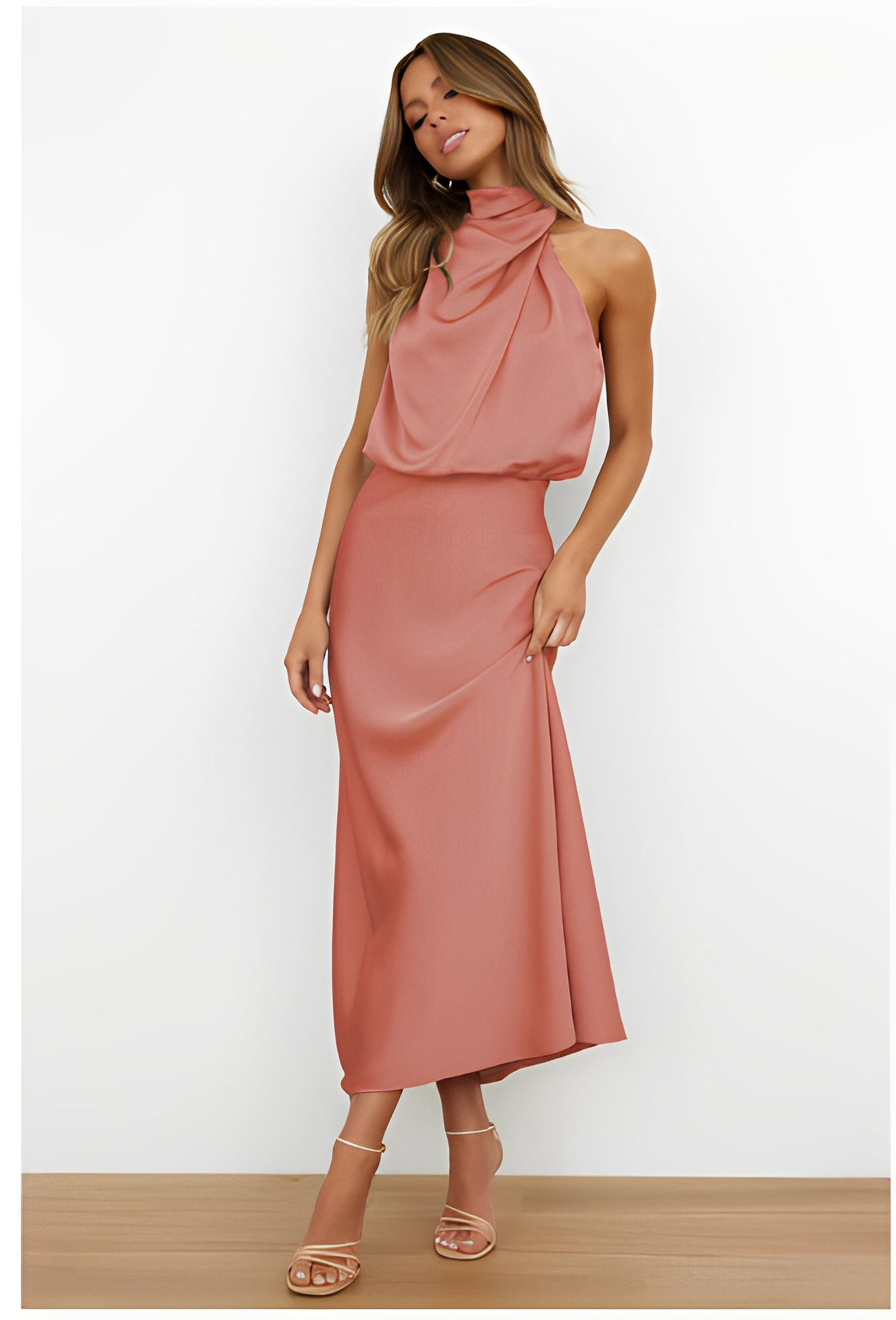 Marley - Élégante robe de soirée en satin pour femmes
