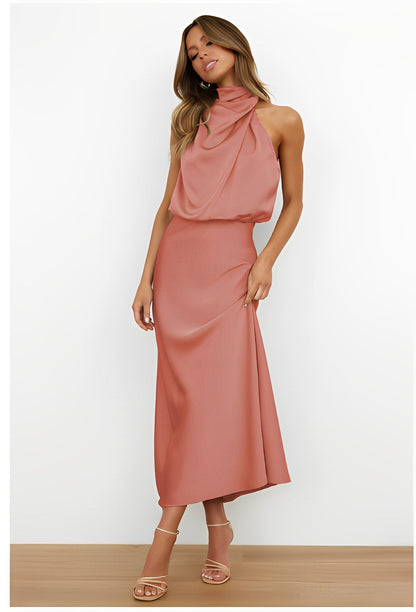 Marley - Élégante robe de soirée en satin pour femmes