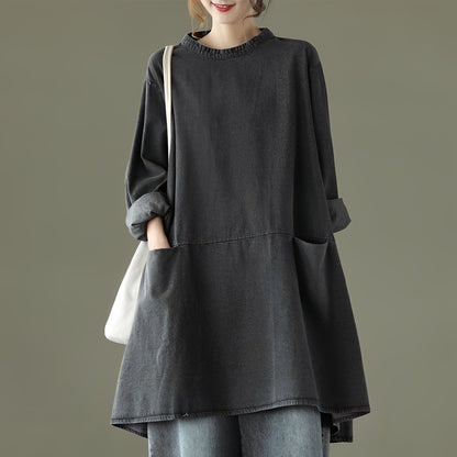 Julie - Robe en jean longue et ample pour femmes