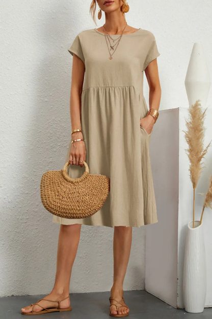 Imogen - Robe Moderne en Patchwork