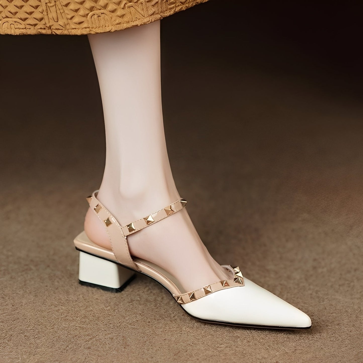 Paula - Chaussures à talons élégantes avec clous pointus pour femme