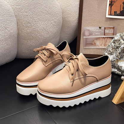 Joanne - Baskets à plateforme tendance avec semelle épaisse pour femmes