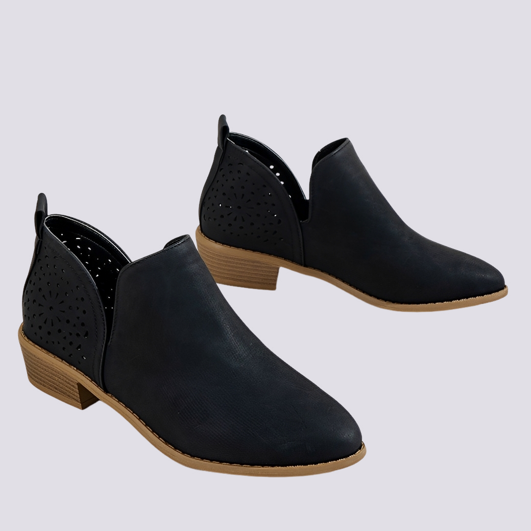 Megan - Chaussures en cuir rétro élégantes pour femmes