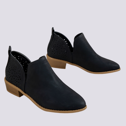 Megan - Chaussures en cuir rétro élégantes pour femmes