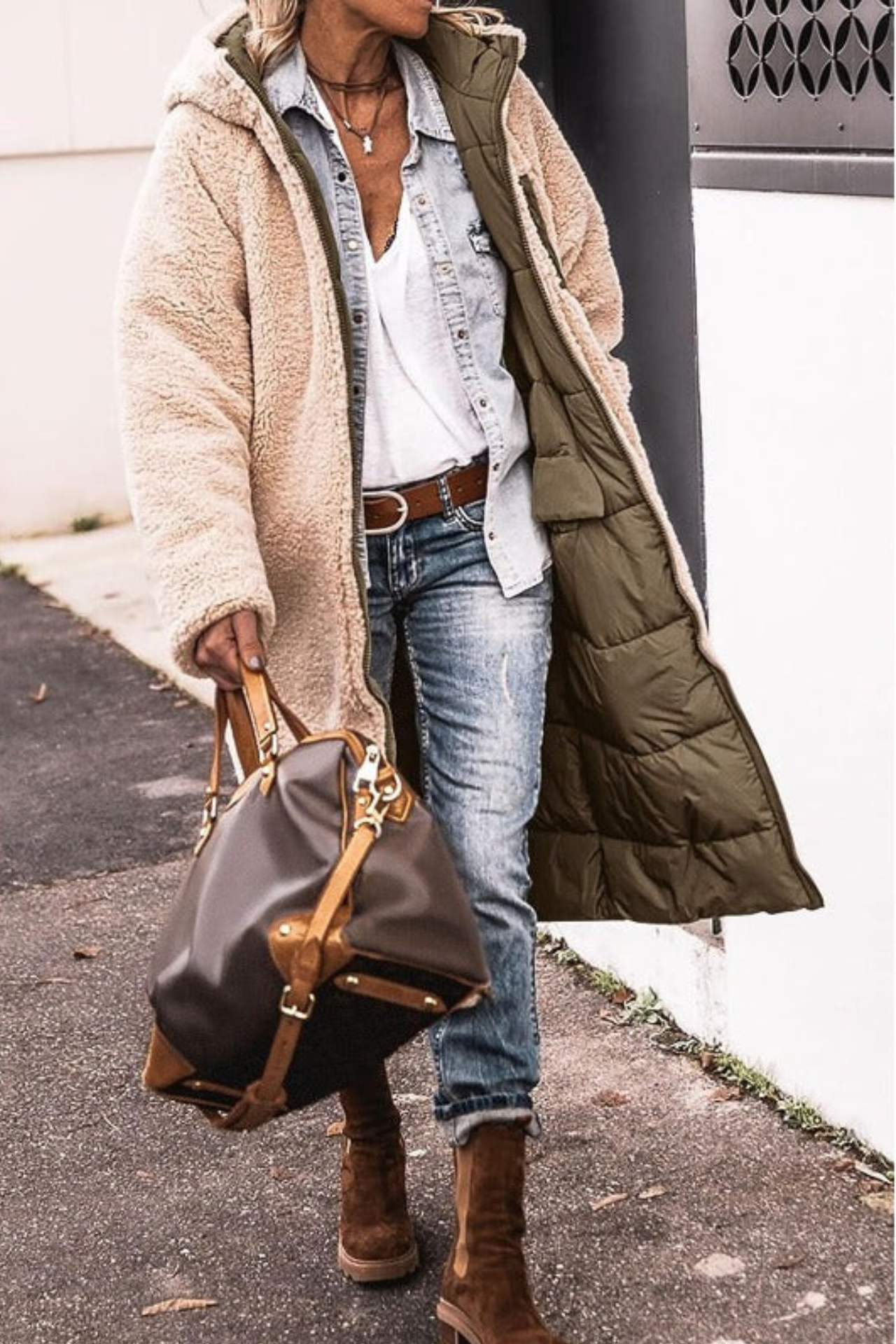 Sasha™ | Manteau Réversible Élégant Premium