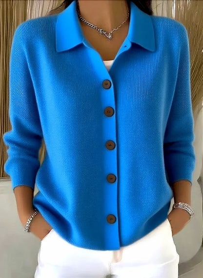 Cardigan féminin avec boutons