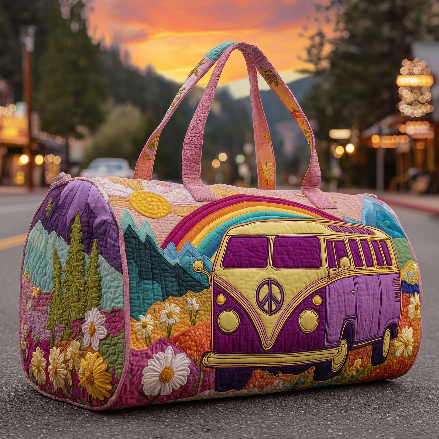 Luna – Sac de Voyage Rembourré avec Design Artisanale