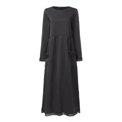 Wafa - Robe Longue Élégante et Confortable