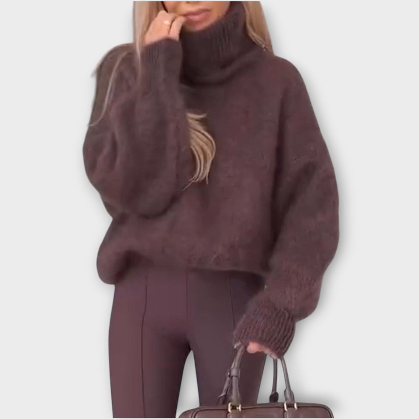 Pull Oversize Col Montant