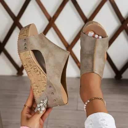 Luna - Sandales orthopédiques à plateforme au style moderne