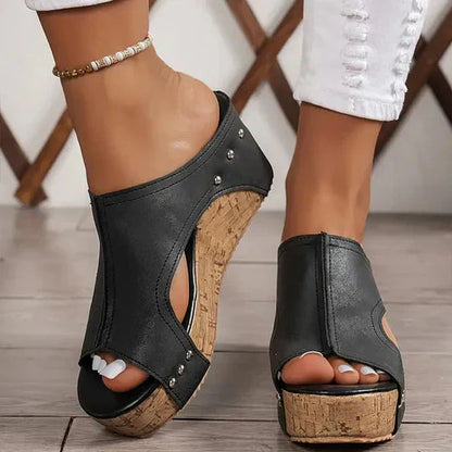 Luna - Sandales orthopédiques à plateforme au style moderne