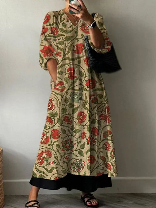 Tatiana | Robe Imprimée Élégante