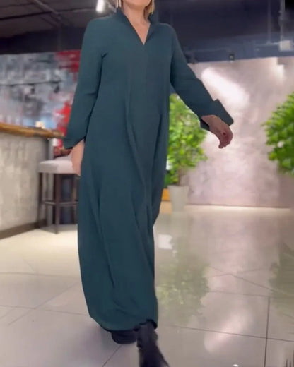 Helena™ | Robe longue et ample avec fentes latérales