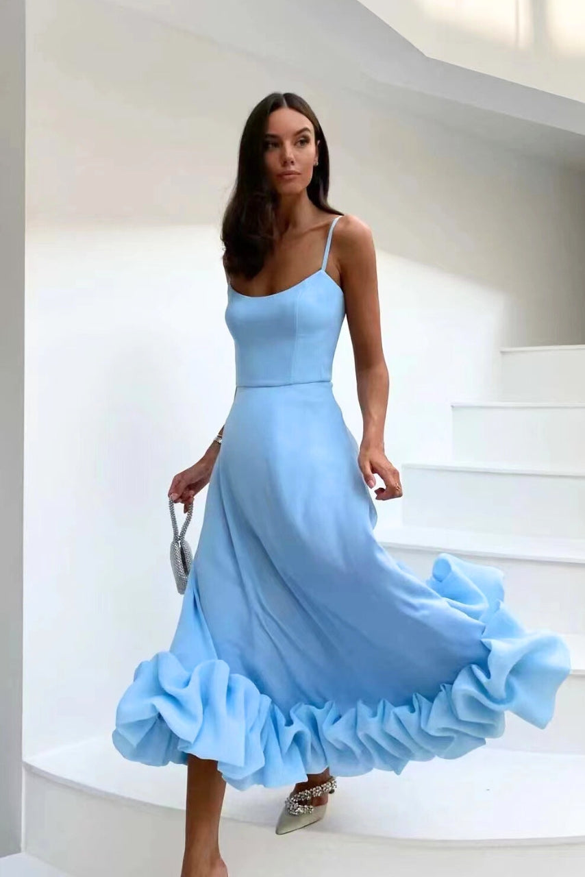 Blair - Robe Midi Fluide et Élégante