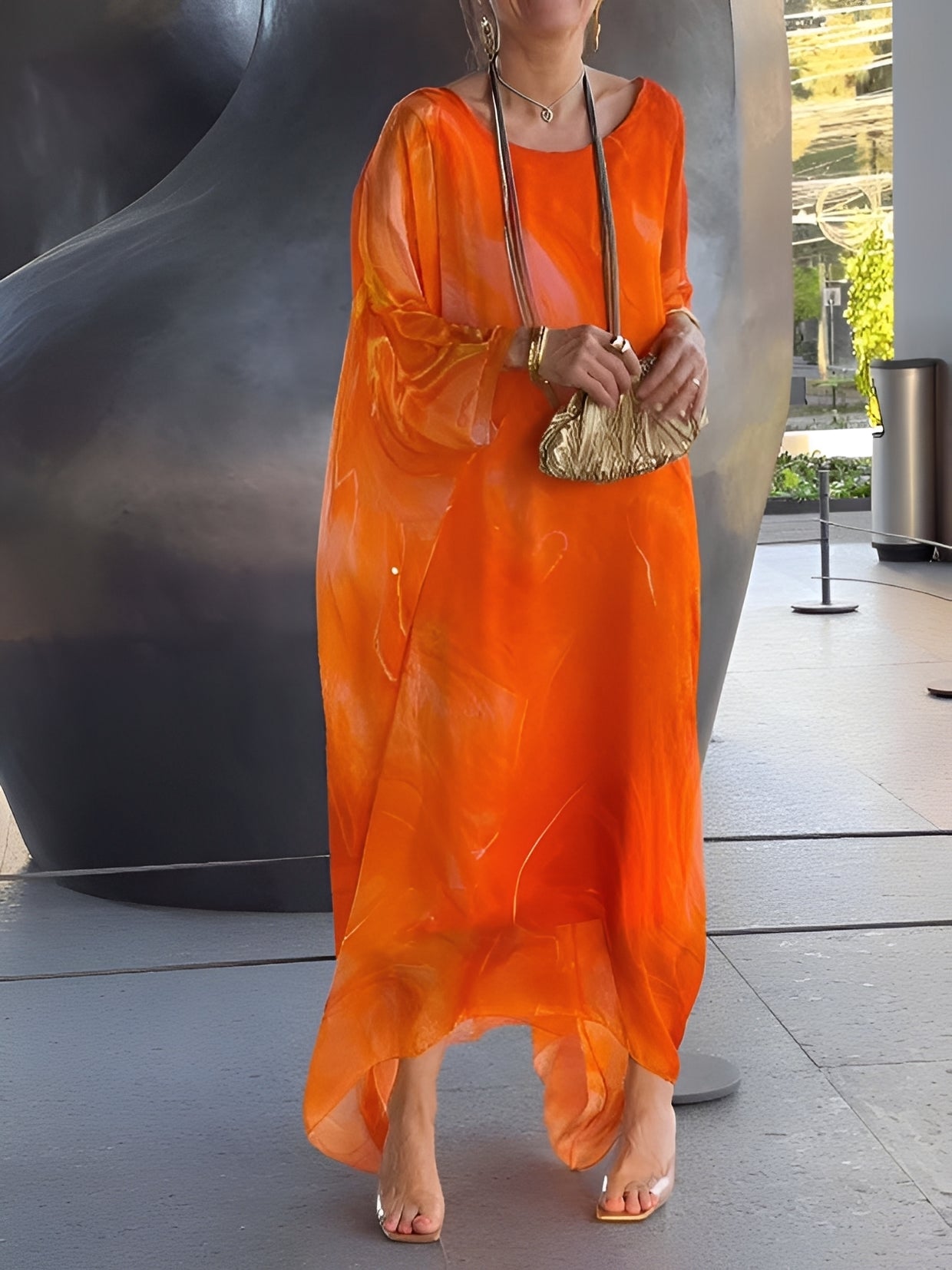 Christina - Élégante Robe en Chiffon pour Femmes