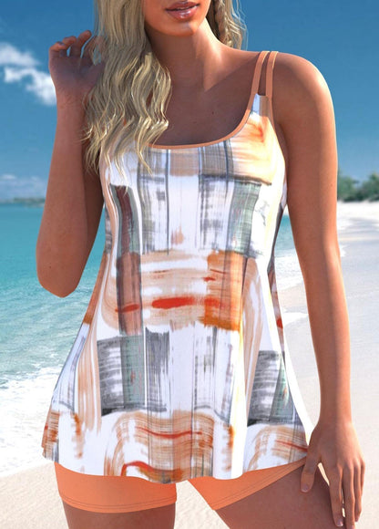 Tracey - Ensemble de Tankini Élégant avec Pantalons Courts