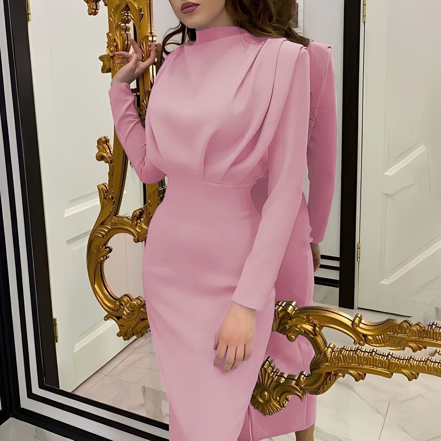 Jamie - Robe élégante à manches longues pour dames