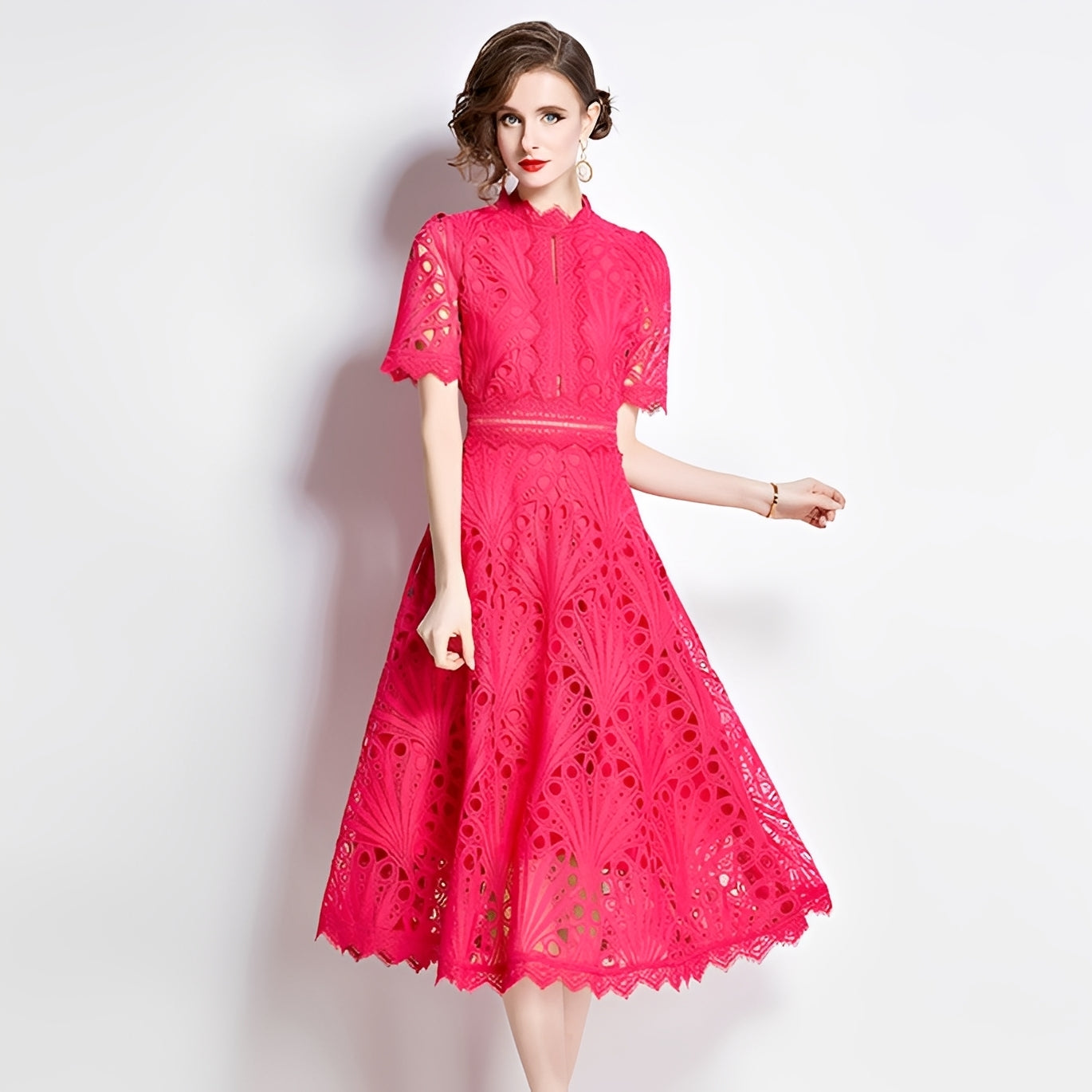 Sophia - Robe midi élégante pour femmes